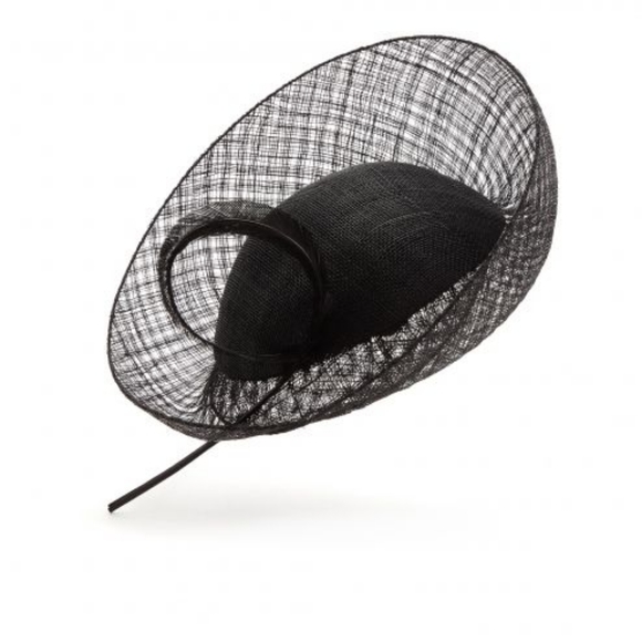 Kentucky Derby black fascinator hat ASO Kate Middleton - Picture 3 of 9